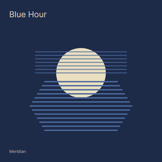 Original Blue Hour demo artwork